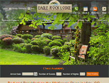 Tablet Screenshot of eaglerocklodge.com